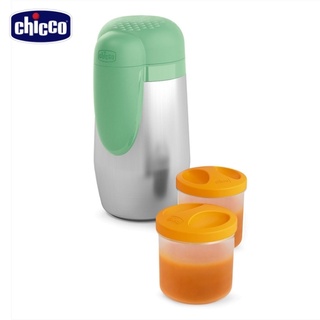 Chicco 多功能不鏽鋼保溫罐(附食物保存盒)