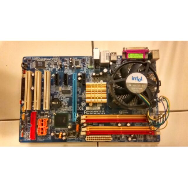 Giga 技嘉主機板 GA-945PL-S3 + Intel CPU Pentium D 945 3.4GHz