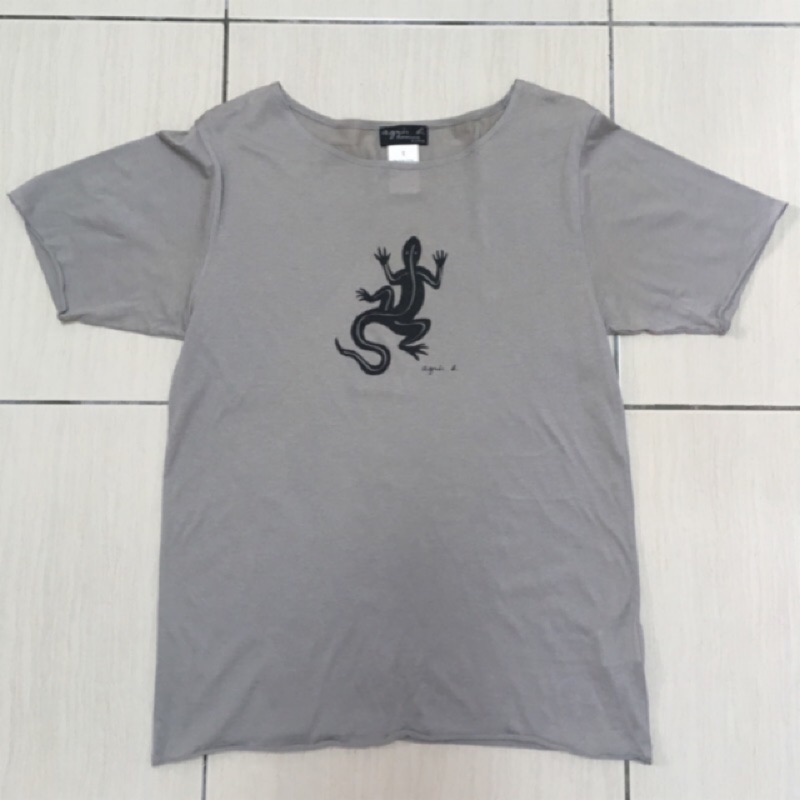 Agnes b 蜥蜴T恤 size:1