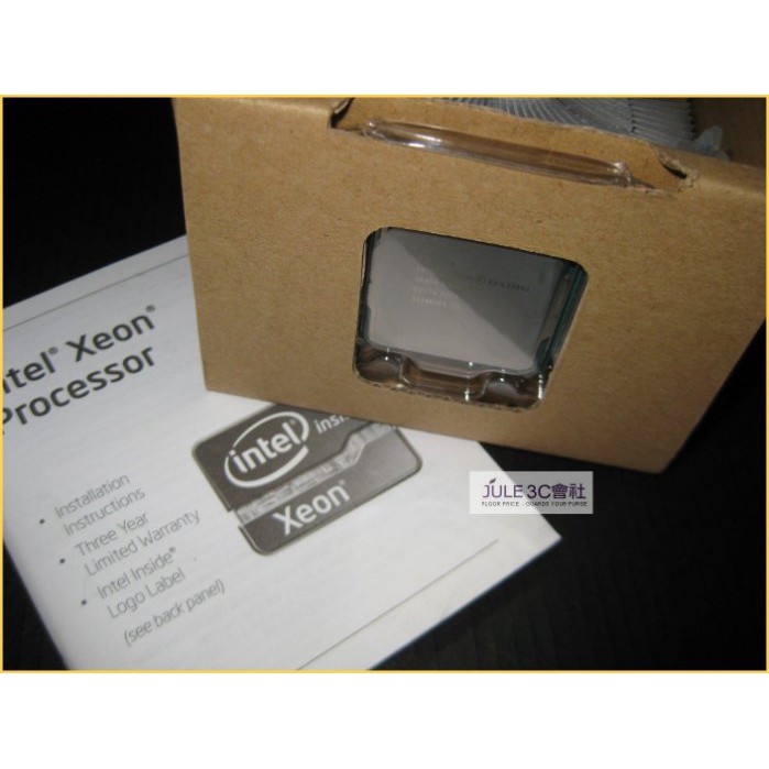 JULE 3C會社-Intel Xeon E3 1230v2 3.3G/8M/夢幻逸品/盒裝/含風扇/1155 CPU