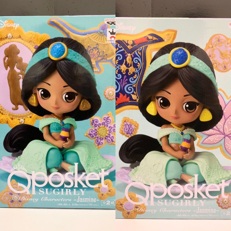 Qposket 日版 景品 迪士尼 阿拉丁Aladdin 茉莉公主 下午茶 SUGIRLY Disney 全新未拆標準盒