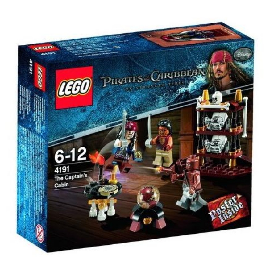 LEGO 4191 絕版海盜 有盒 神鬼奇航 內附海報