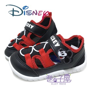 迪士尼DISNEY 童款米奇包趾運動涼鞋 [120127] 黑 MIT台灣製造【巷子屋】
