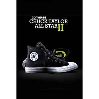 （免運）Converse Chuck Taylor 2代 黑白帆布高筒 150143C