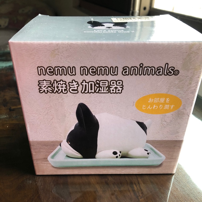 抓樂霸liv Heart 法鬥犬陶瓷加濕器nemunemu Animals Humidifier 不需插電環保 蝦皮購物