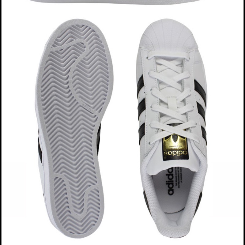 ADIDAS SUPERSTAR 金標 C77124 size: 26