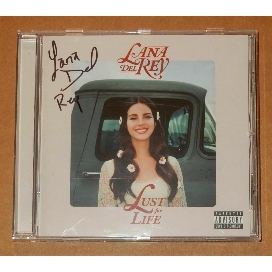Lana Del Rey 拉娜德芮 - Lust For Life 英國官網限量親筆簽名CD