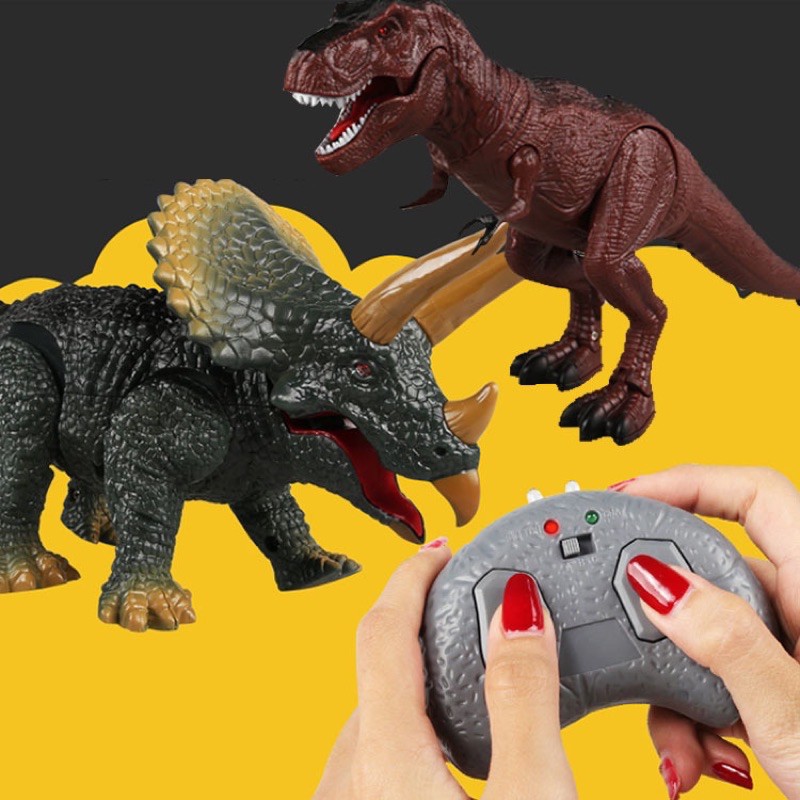 紅外線遙控 遙控玩具 遙控恐龍 遙控暴龍 兒童遙控玩具 電動玩具 電子恐龍 三角龍 仿真動物 整蠱玩具 兒童禮物
