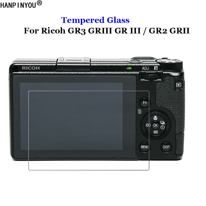 RICOH 適用於理光 GR3 GRIII GR 3 Mark III GR2 GRII II 2 相機防刮透明鋼化玻璃
