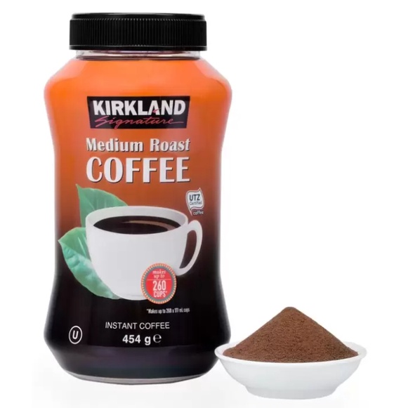 好市多代購-Kirkland Signature 科克蘭 即溶咖啡粉 454公克 #1470825