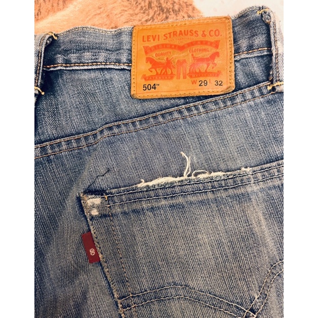 Levi’s ～504小直筒 29腰（蝦皮店到店-免運費）