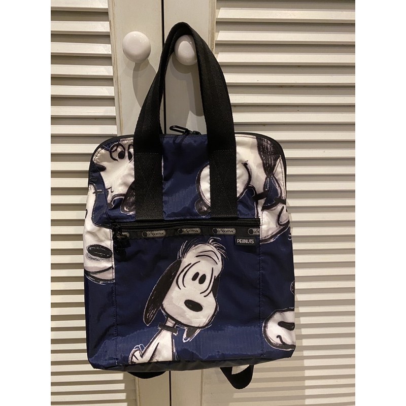 (二手）LeSportsac Snoopy可手提後背包