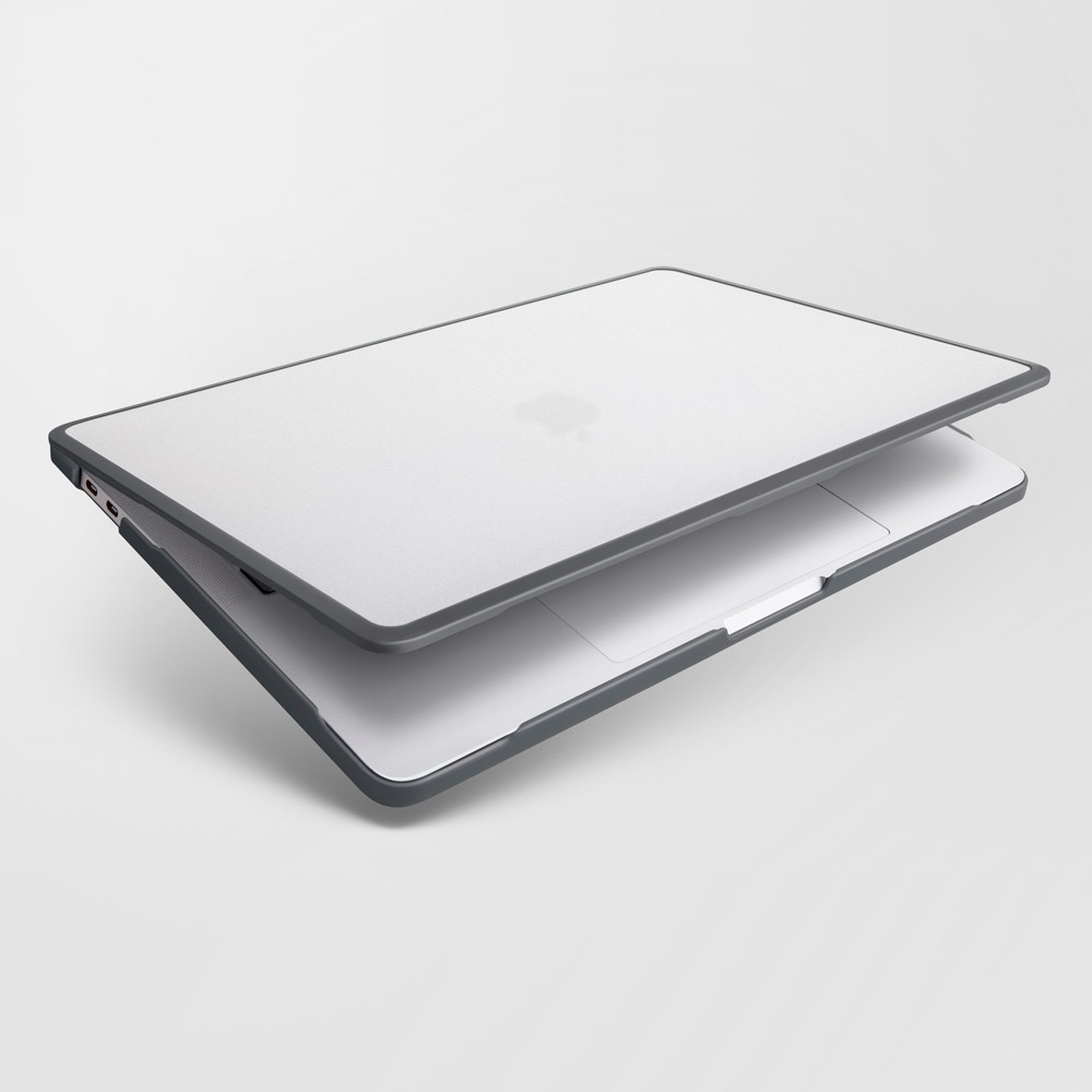 UNIQ Venture 360 度全包 2022 MacBook Pro 13吋 M2款 防刮電腦保護殼, 灰邊