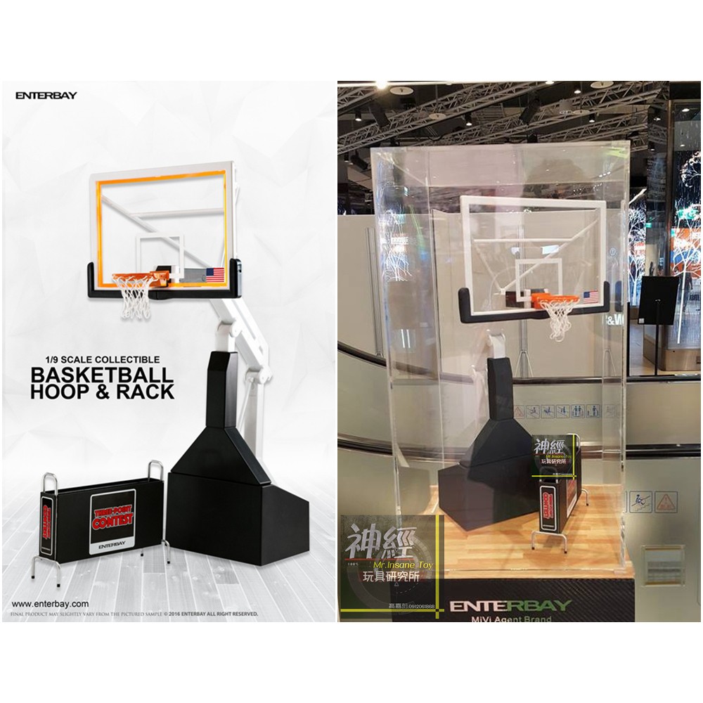 【神經玩具】現貨特價 ENTERBAY 1/9 NBA Basketball Hoop 籃球架 OR-1004 籃框