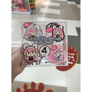 🛍大創代購🛍DAISO壓克力牌鑰匙圈展示架 徽章收納盒 吊飾收納盒 立牌