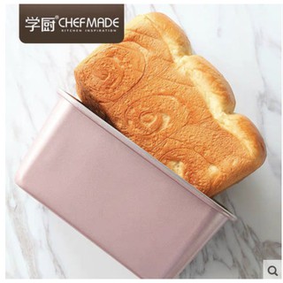 (烘焙廚房)Chefmade學廚WK9736/玫瑰金大號加高吐司盒不沾蛋糕模蛋糕模烘焙器具用具wk9736蜜糖吐司模