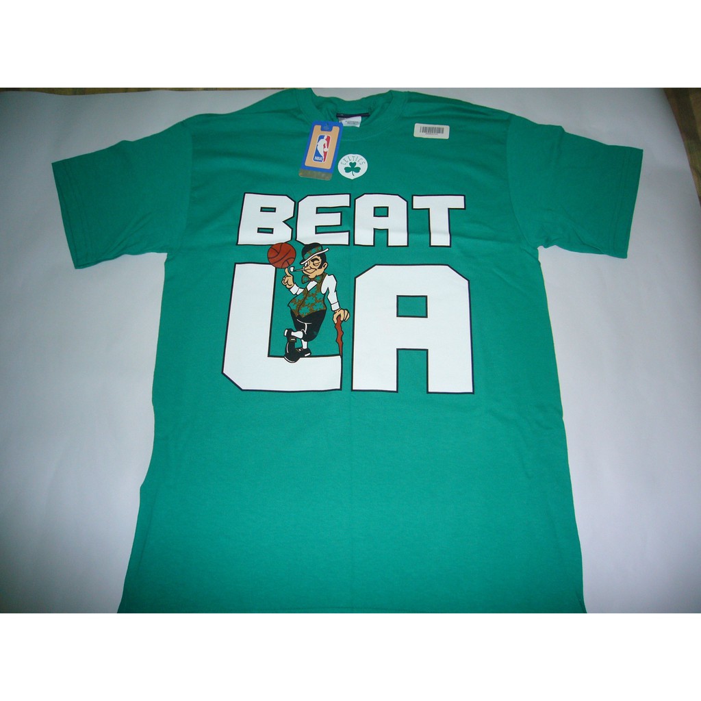 NBA官方正版絕版T-shirt，波斯頓賽爾蒂克綠衫軍2010年總冠軍對決洛杉磯湖人紫金大軍的經典T-shirt