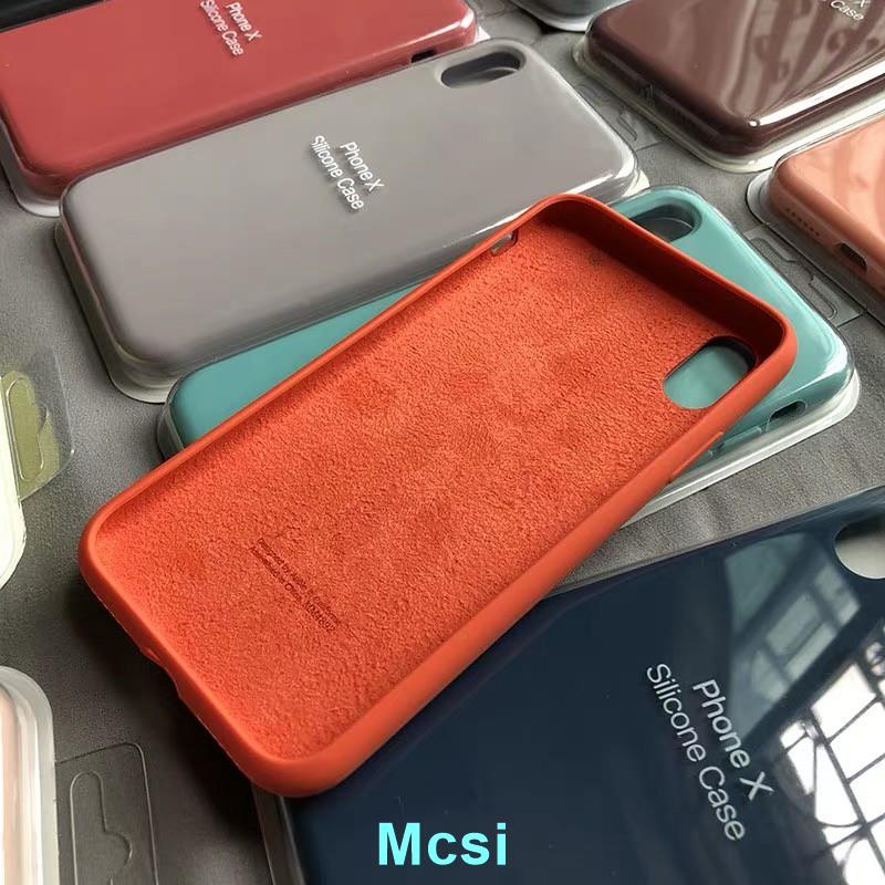 【Mcsi】原廠品質 全包 IPHONE 7 8 APPLE原廠矽膠殼 I6s/I8/I8p/Ix矽膠保護套蘋果情侶殼