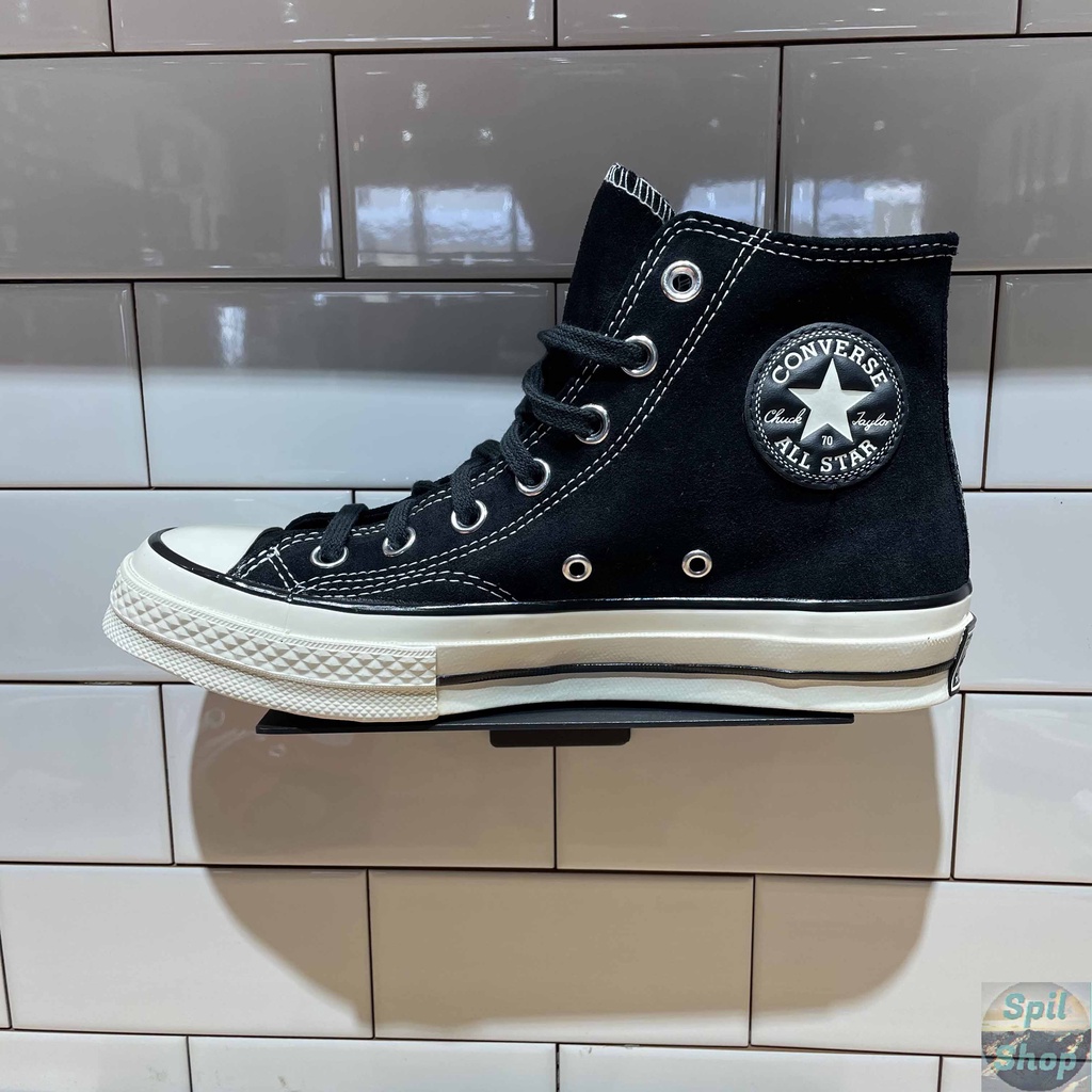 【Spil_shop】現貨 Converse CHUCK 70 1970S 帆布鞋 黑 麂皮 高筒  169336C