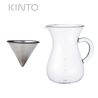 【日本KINTO】SCS不鏽鋼濾網/玻璃咖啡壺300ml/600ml《泡泡生活》