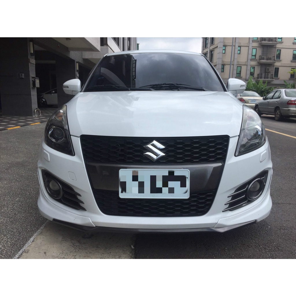 臉書:硬硬的車庫!鈴木 SUZUKI SWIFT S版 1.6 白 12年 中古車 改裝 二手車 強力過件