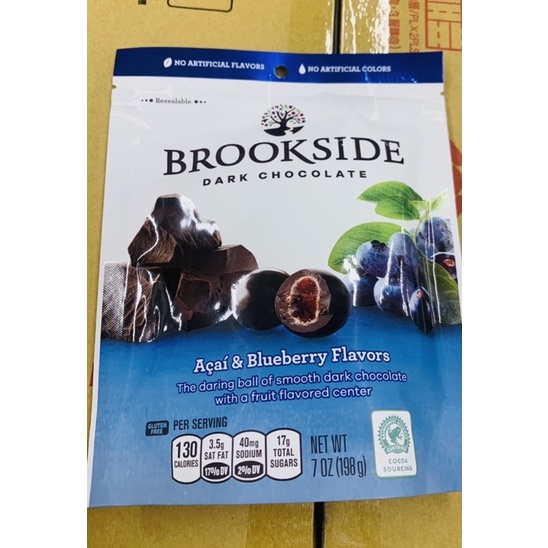 Brookside紅石榴黑巧克力/巴西莓黑巧克力/綜合野莓脆米黑巧克力 141g～198g