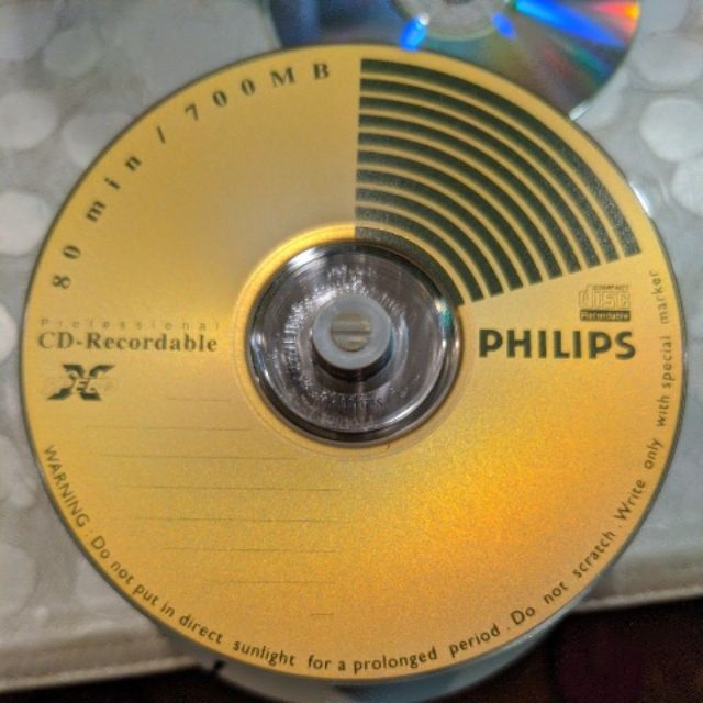 Philips CD-R 80 min/700MB 空白光碟片 一片三元