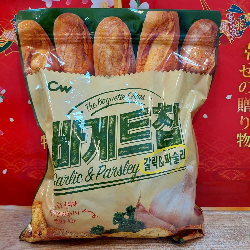 現貨 韓國 CW 大蒜 麵包 餅乾 香蒜麵包 350g