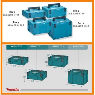 ~金光興修繕屋~ Makita 牧田 MAKPAC 可堆疊系統工具箱-1~4號