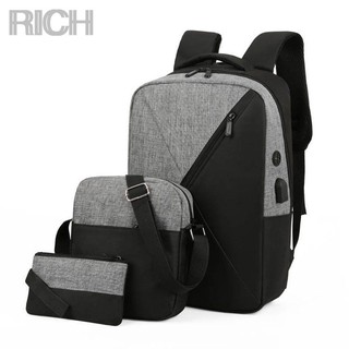 臺灣現貨【Rich睿趣】多功能子母後揹包(含後揹包、小包)旅行包休閒包旅行揹包雙肩包運動包電腦包平板包商務包 C0092