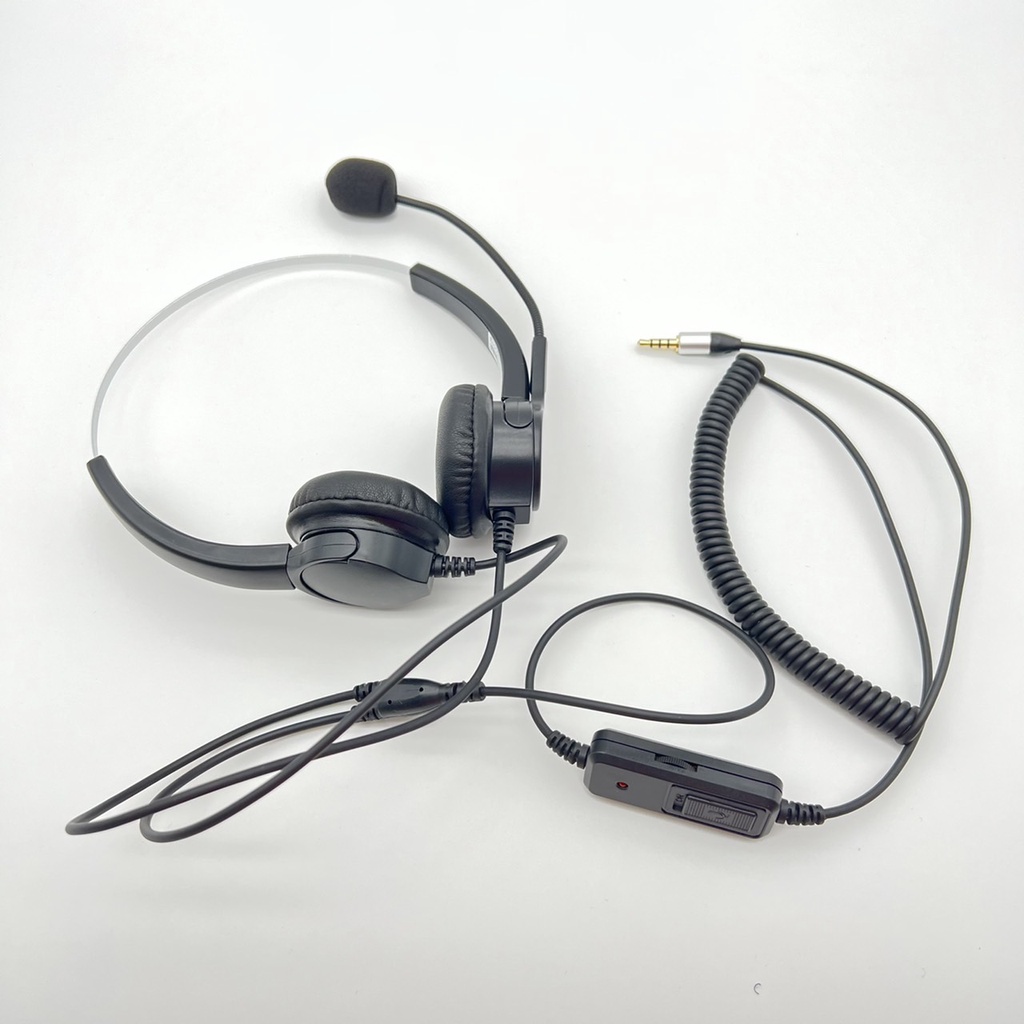 保固一年 3.5mm 輕巧型 頭戴式線控音量 雙耳耳機麥克風 筆電耳麥 調音靜音 平板耳麥 手機耳麥 外接麥克風
