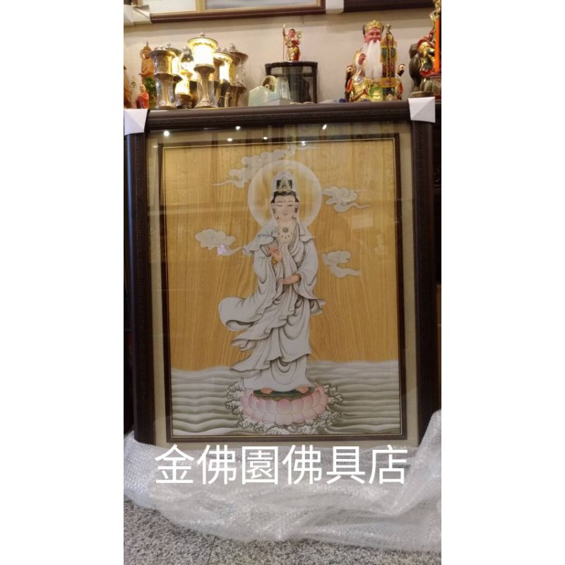金佛園佛具店神明佛像神明桌觀音媽聯對玄關擺設裝飾拜拜祭祀用品 蝦皮購物