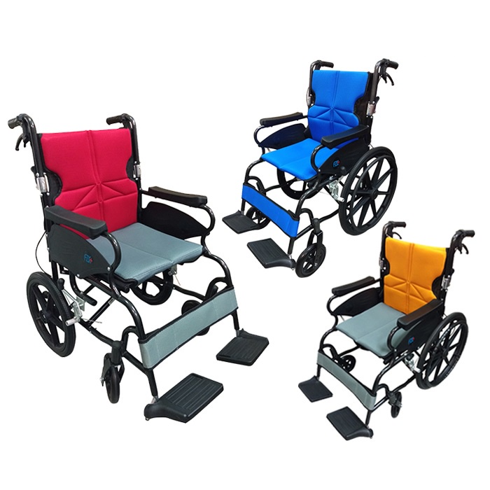 【海夫健康生活館】富士康 機械式輪椅(未滅菌)富士康 鋁合金 安舒系列 輕型輪椅 (FZK-151/251/351)
