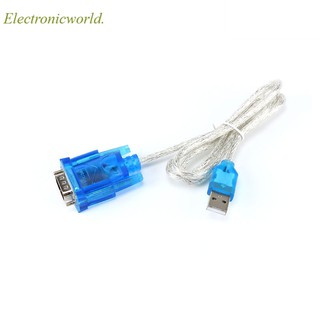新的 HL-340 USB 轉 RS232 COM 埠序列 PDA 9 針 DB9 電纜適配器支援 Windows7