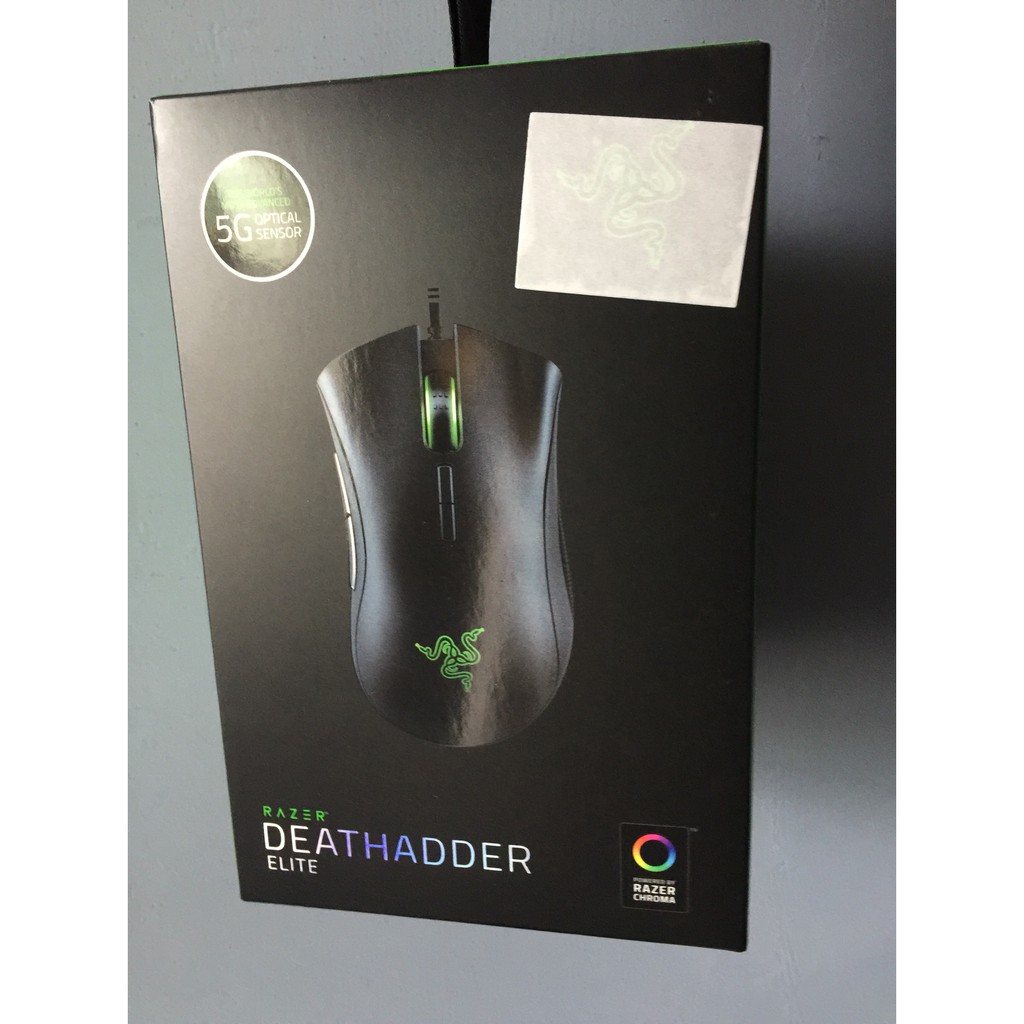 雷蛇 razer deathadder elite 煉獄奎蛇 + razer gigantus 電競滑鼠 滑鼠墊 全新