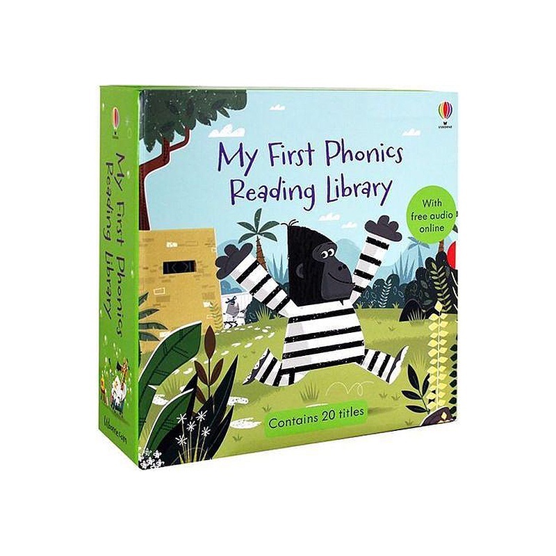 My First Phonics Reading Library(20冊合售+音檔QR Code)/我的自然發音圖書館套書/Usborne eslite誠品