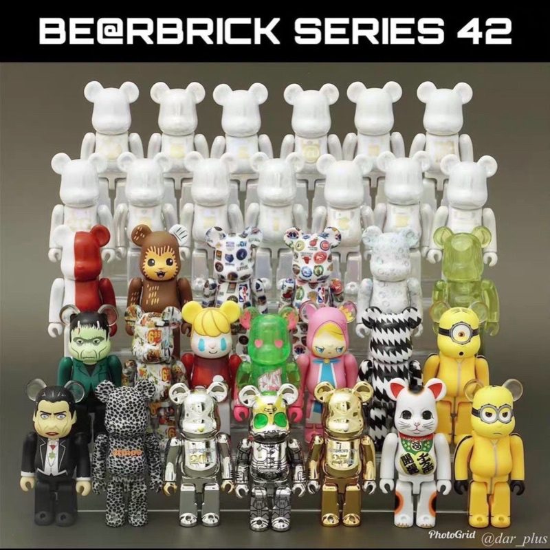 BE@RBRICK 42代 庫柏力克熊100%