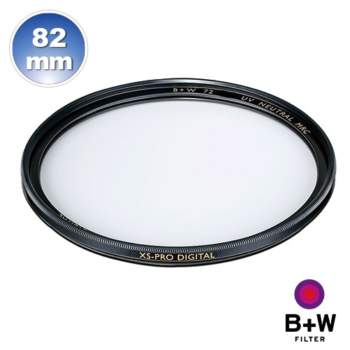 【B+W濾鏡官方旗艦店】B+W XS-PRO 010 UV 82mm MRC Nano 超薄奈米鍍膜保護鏡