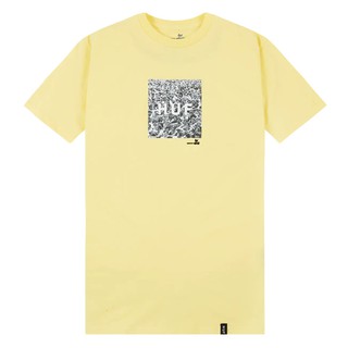 HUF X WOODSTOCK BOX LOGO TEE 黃【A-KAY0】【TS00981YELW】