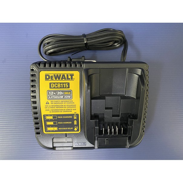 【丹尼工具】全新美國 DEWALT 得偉115 DCB115 12V~20V 4A快充 原廠充電器 非DCB118