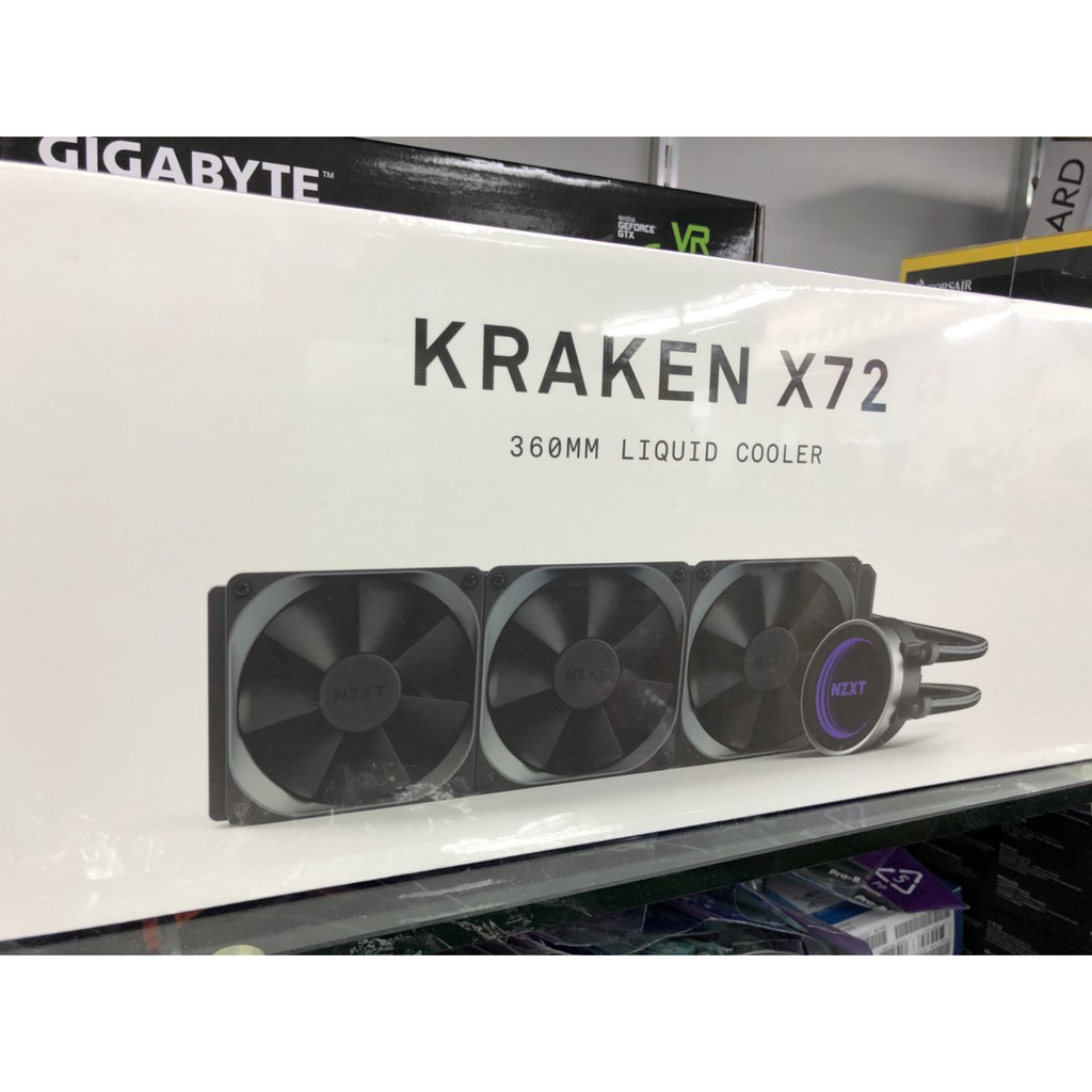 現貨 全新公司貨 NZXT 恩傑 Kraken X72 CPU水冷散熱器 一體式 三冷排 360XL