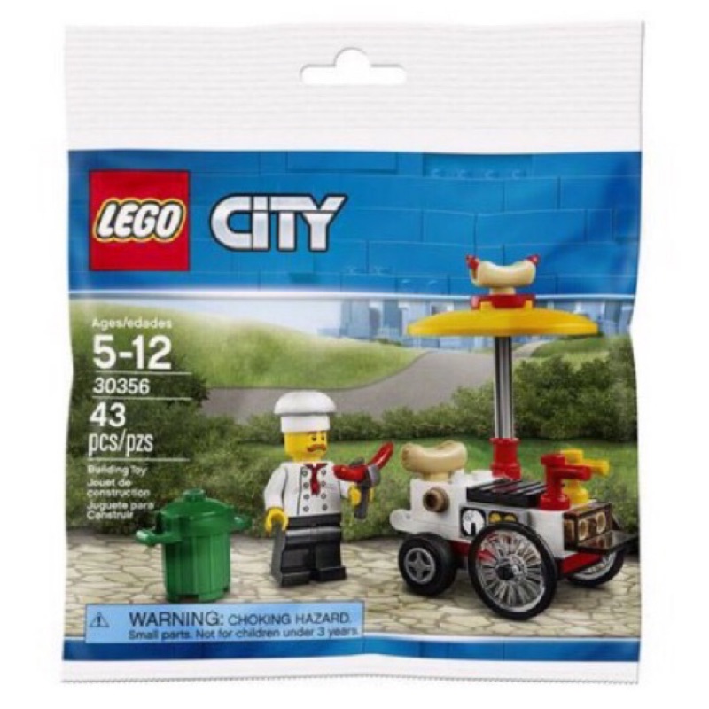 樂高 LEGO 30356 熱狗攤 City Polybag