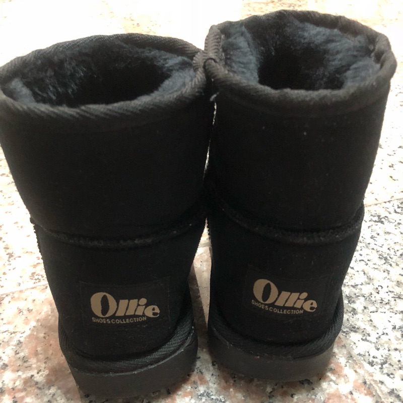 韓國Ollie 黑色短雪靴 s號