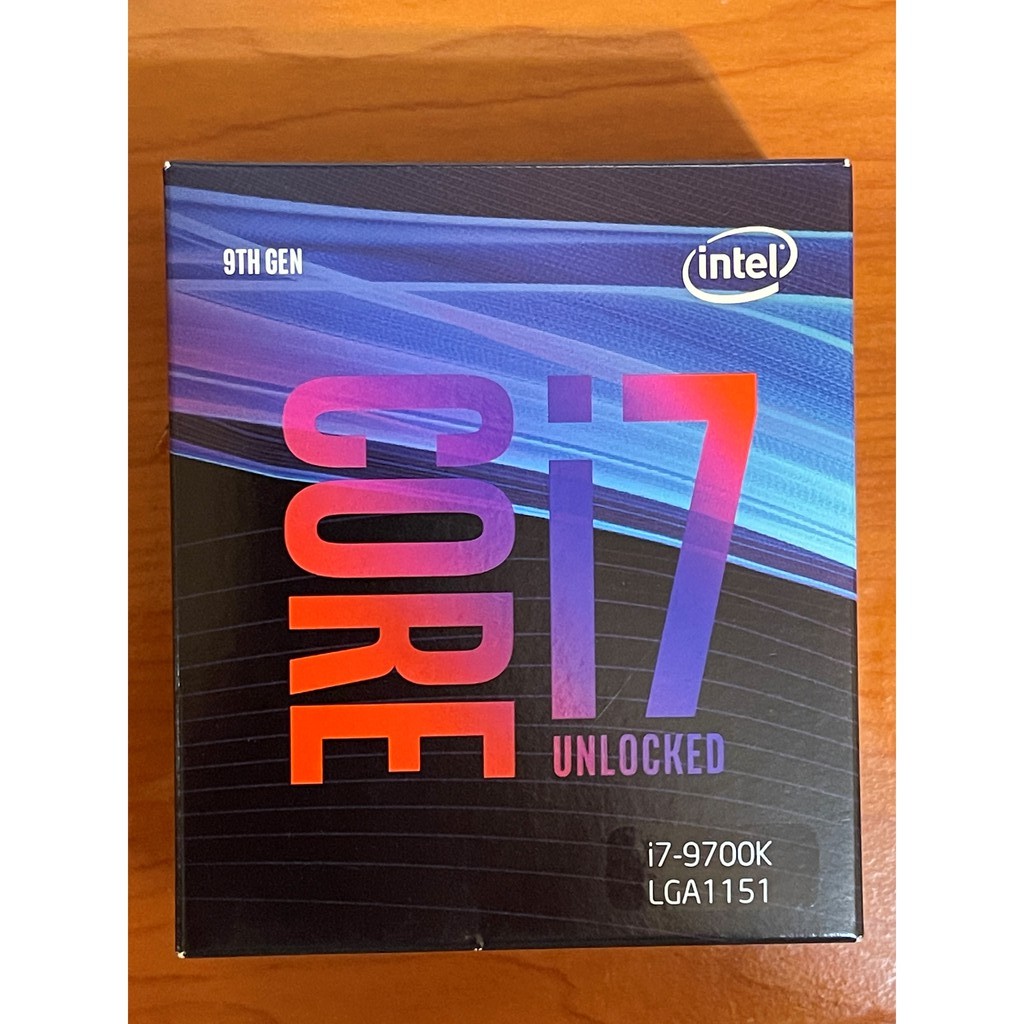 Intel  i7 -9700K 盒裝 CPU處理器