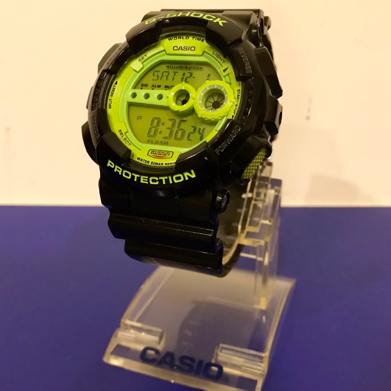 🔥復仇者聯盟 浩克 綠🔥Casio 卡西歐 G-shock GD 100 GD-100SC 黑綠 運動錶 大錶盤