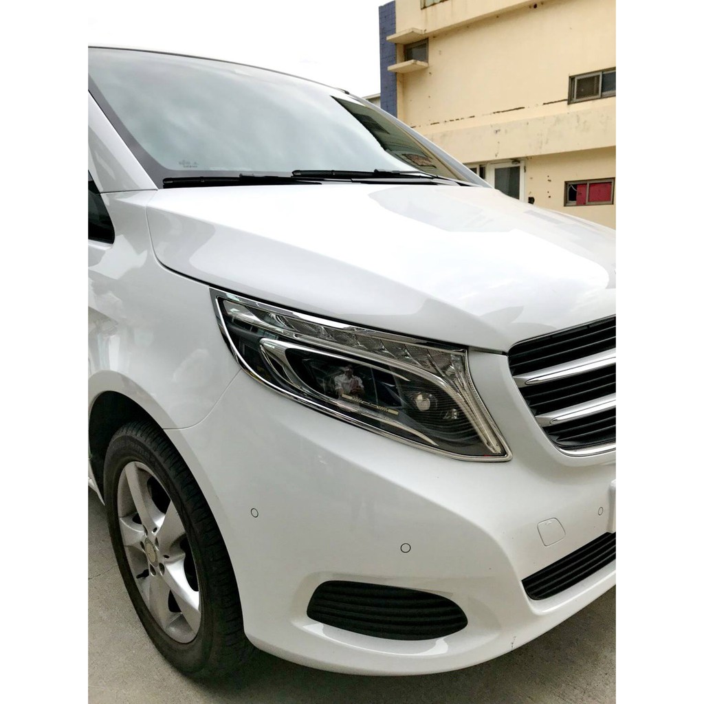 金螃蟹賓士 V Class W447 鍍鉻大燈框 VITO VIANO V250d V250d Avantgarde