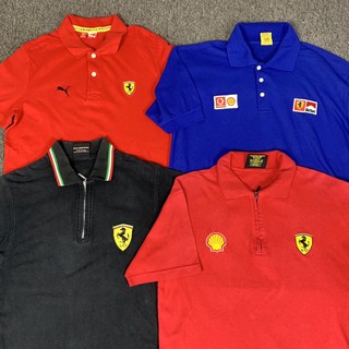 《 福星Flexing✨》Ferrari 法拉利 賽車 F1 方程式 復古 早期 短袖 polo衫 古著 古着 puma