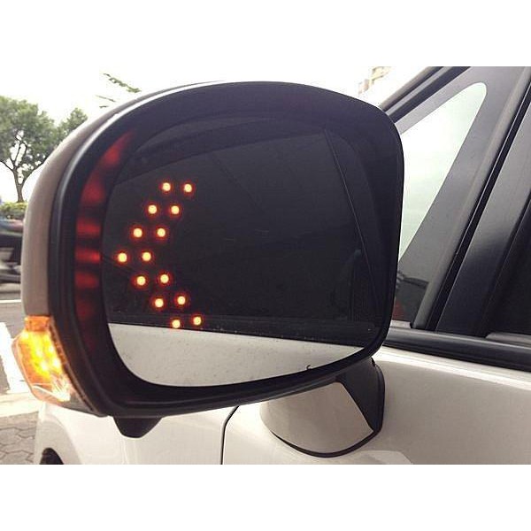 明耀汽車~NISSAN 2014~2022 SUPER-SENTRA 防眩藍鏡雙箭頭LED方向燈後視鏡片(專用卡榫式)