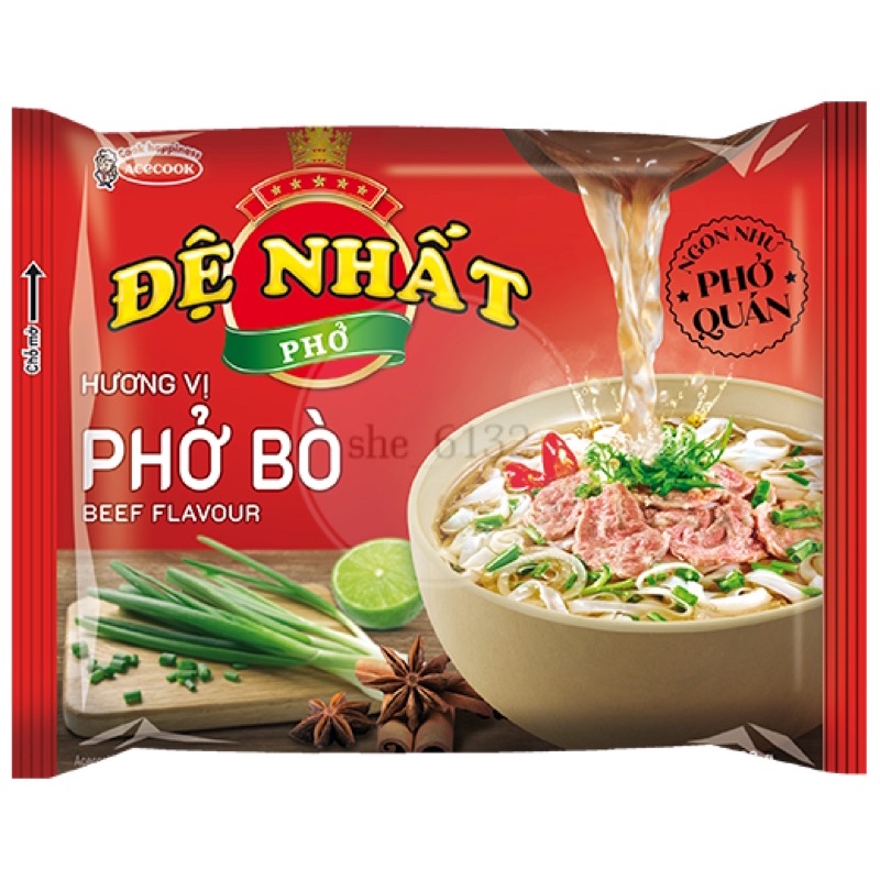 越南牛肉風味河粉(紅）DE NHAT PHO BO beef flavour 68g