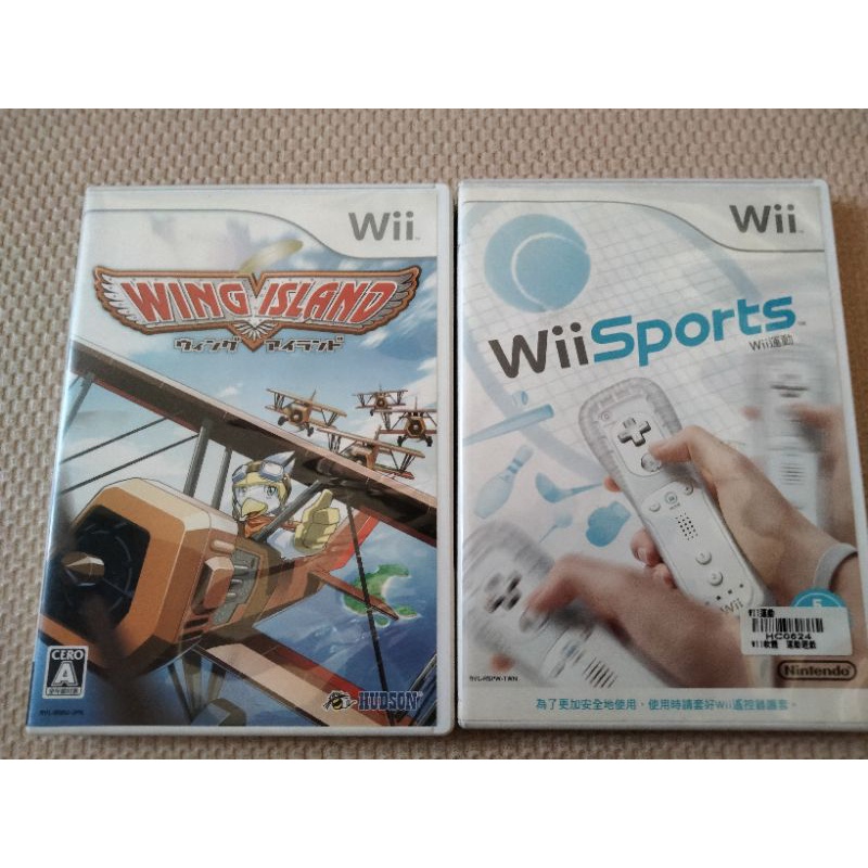 二手 任天堂 Wii  遊戲 光碟片 正版 含說明書 Sports 運動 WING ISLAND 飛行大陸 翼島
